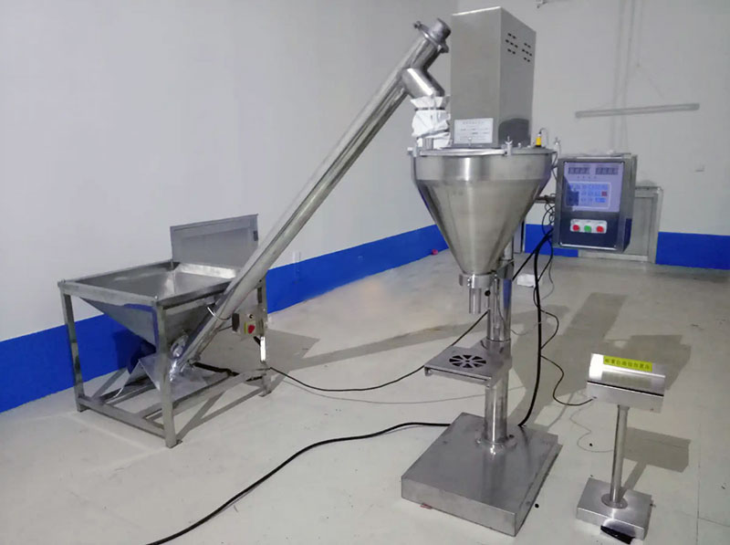 high precision ginger powder packaging machine with auger filler