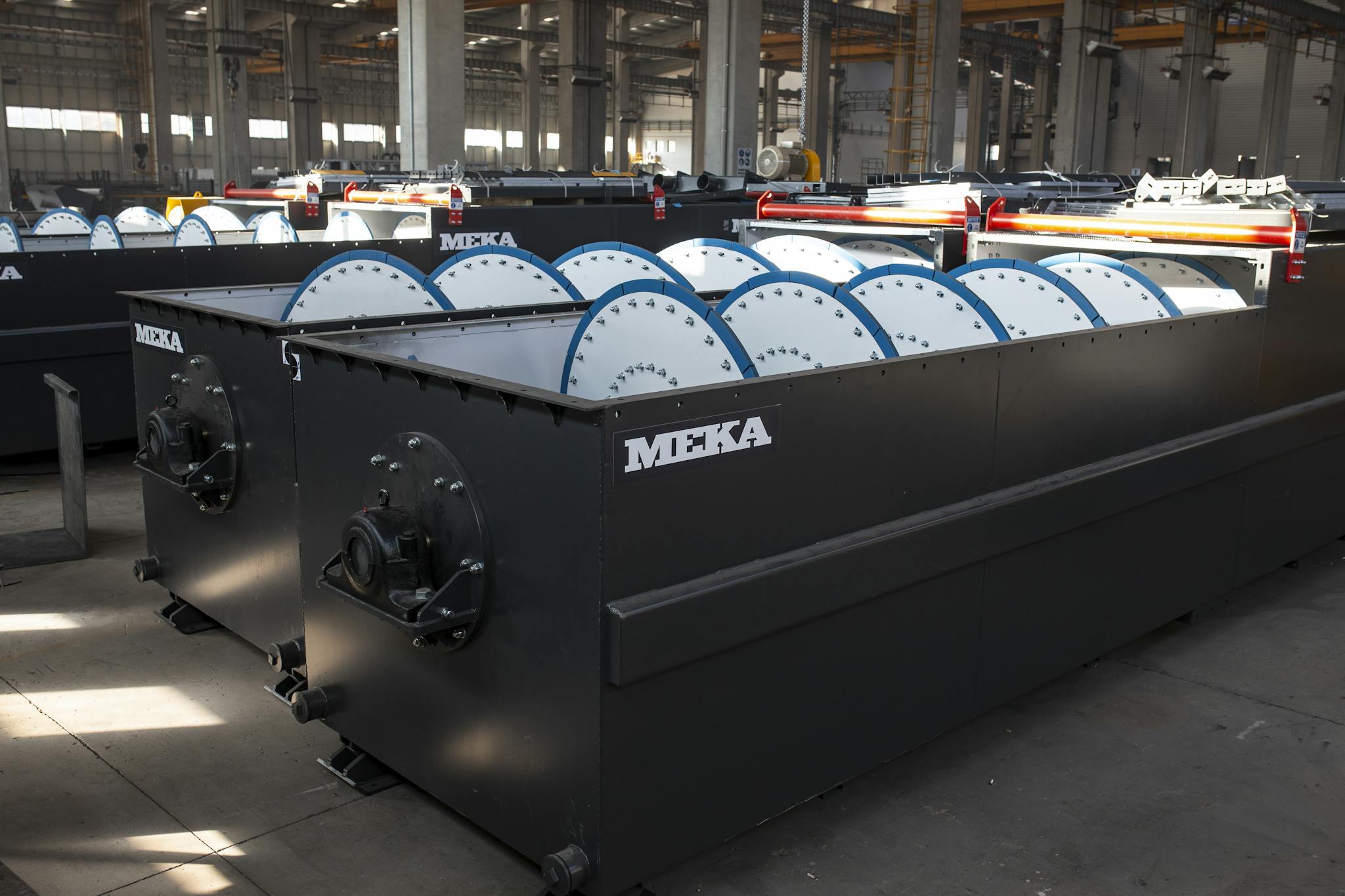 Large Industrial Machinery Inside A Modern Manufacturing